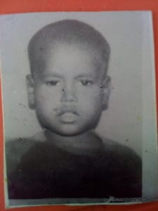 Mohammed picture before adoption
