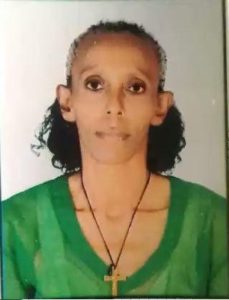 Ethiopian mother of adopted child